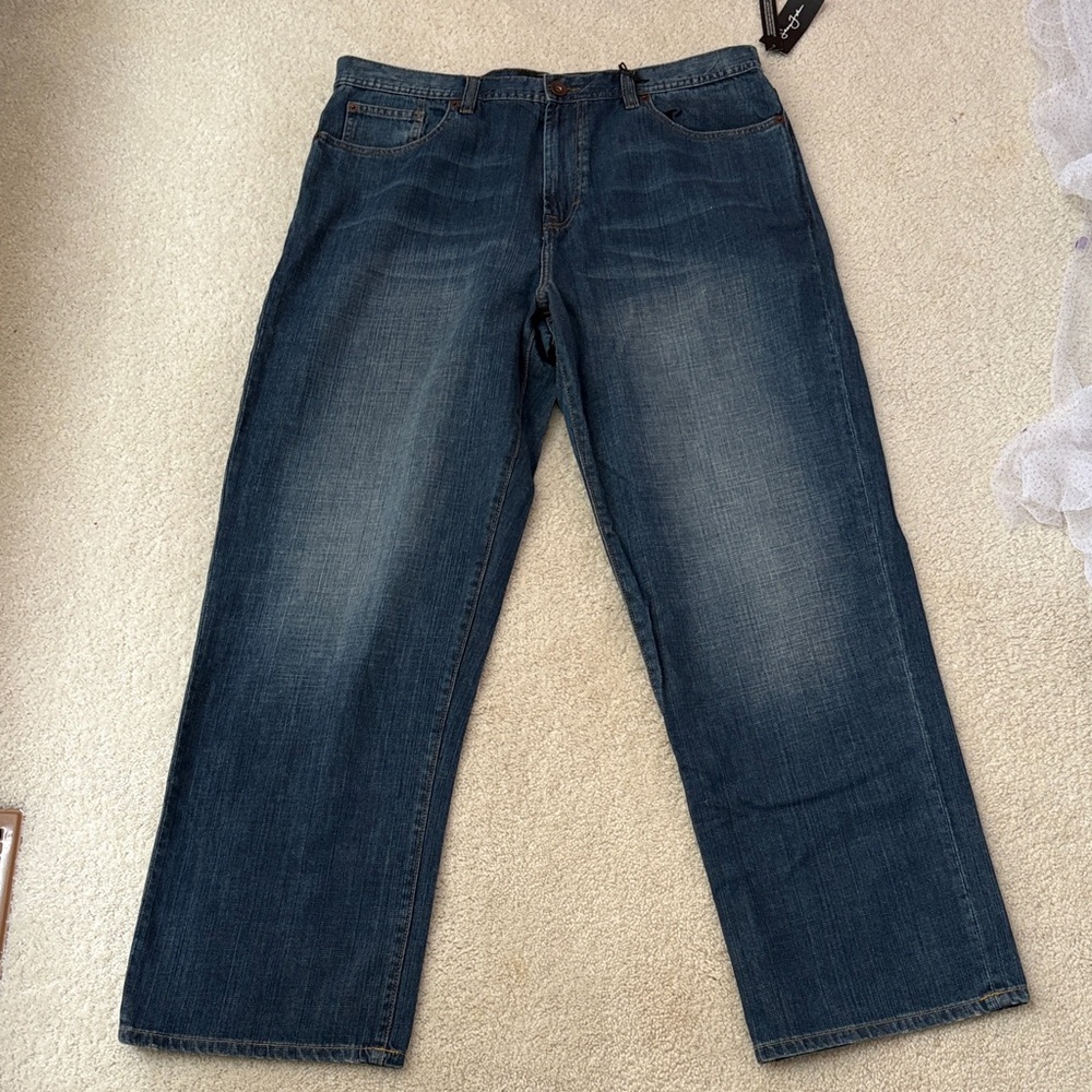 Sean John Dark Blue Relaxed Men's Jeans